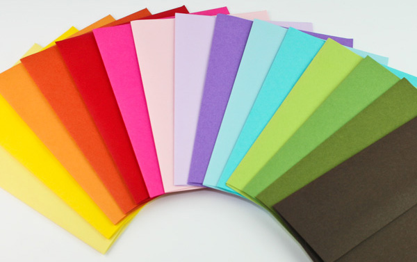 Colored Envelopes - Custom Stationary - Non-Profit and Business Brand